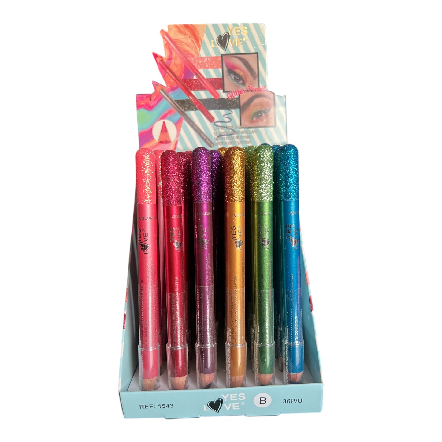 CRAYONS YEUX PAILLETÉS YES LOVE