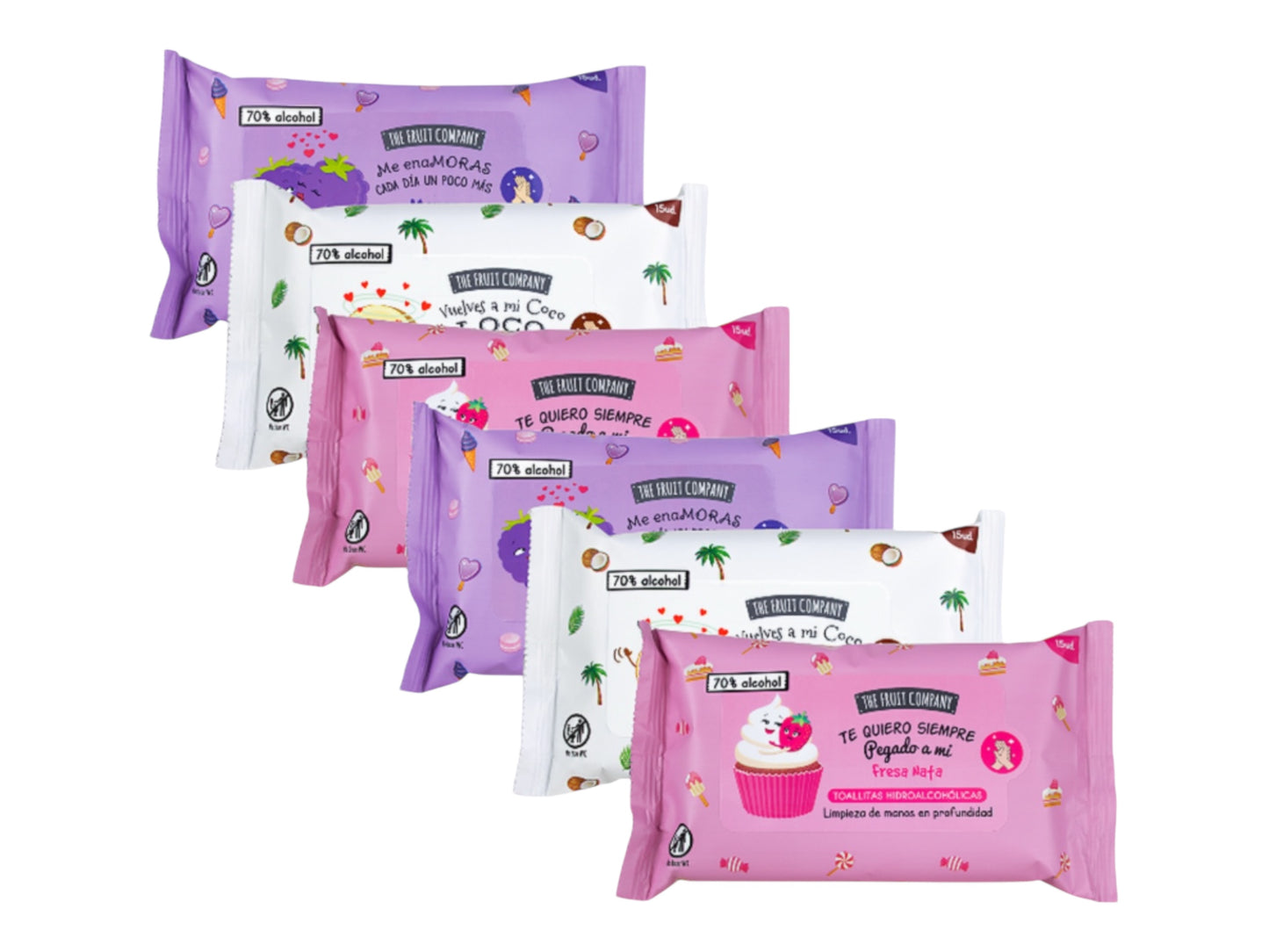 LINGETTES MULTI-USAGE MAINS/VISAGE/WC THE FRUIT COMPANY