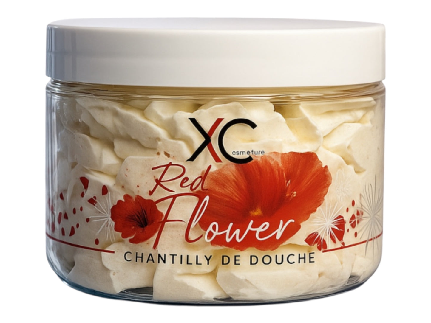 CHANTILLY DE DOUCHE RED FLOWER