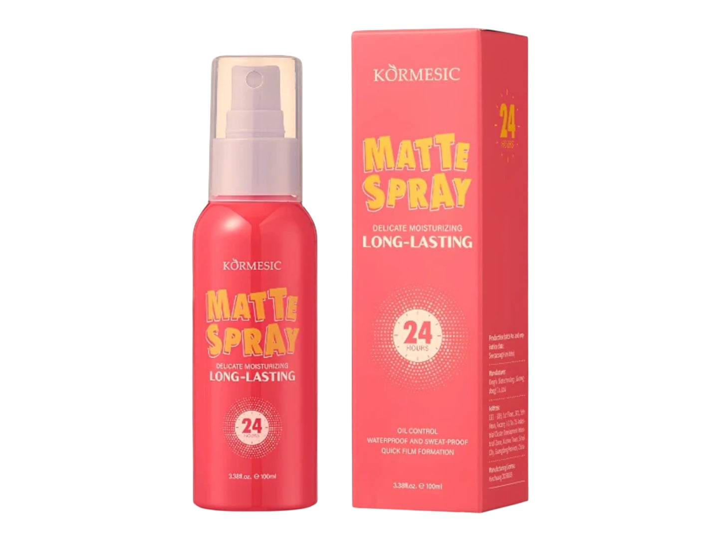 SPRAY FIXATEUR DE MAQUILLAGE MAT WATERPROOF 24H