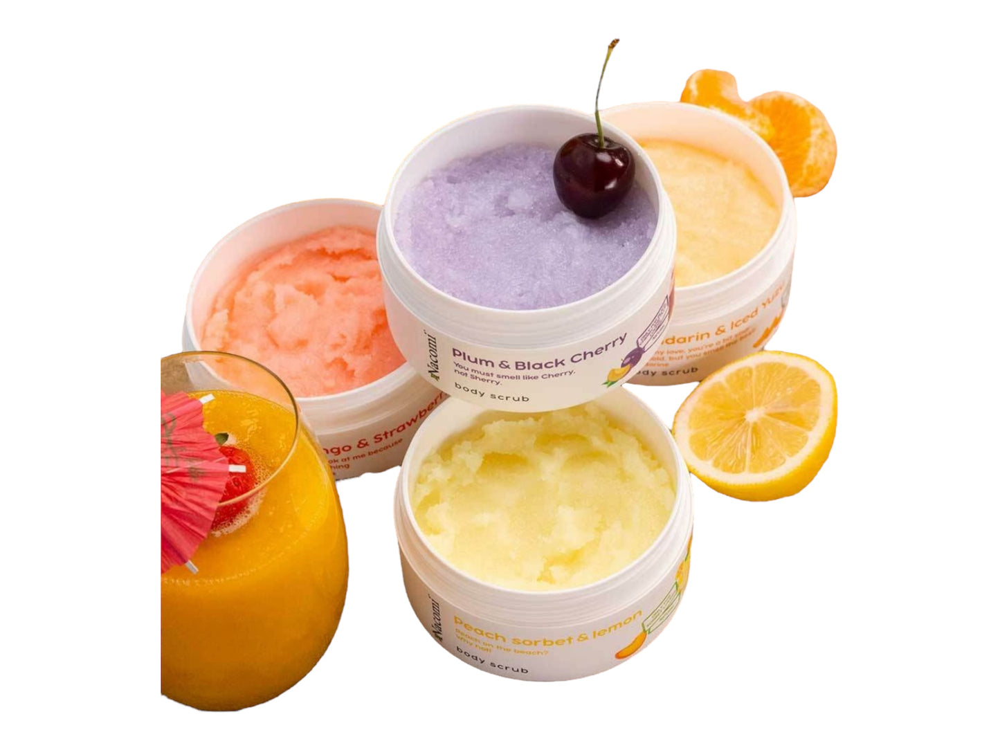 GOMMAGE CORPOREL À LA MANGUE ET FRAISE NACOMI
