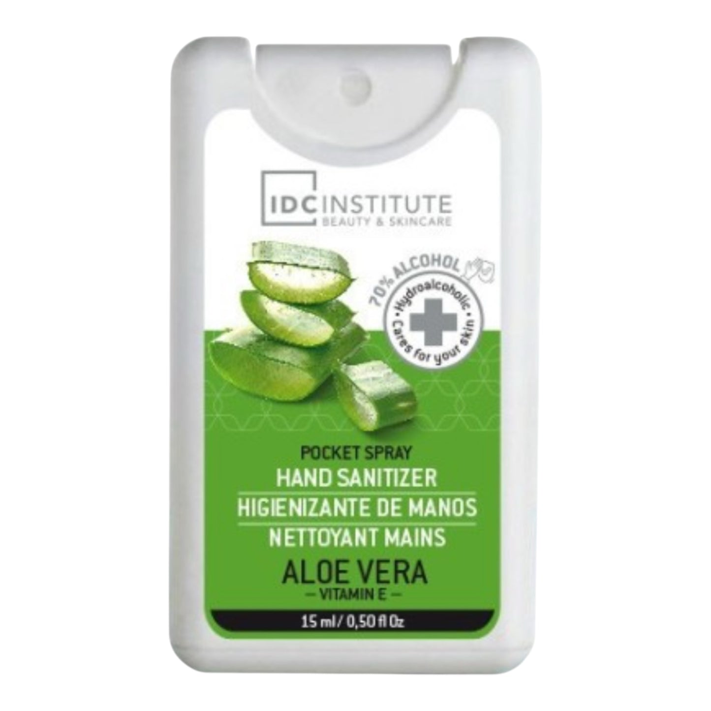 SPRAY POCKET DESINFECTANT ALOÉ VÉRA IDC INSTITUTE
