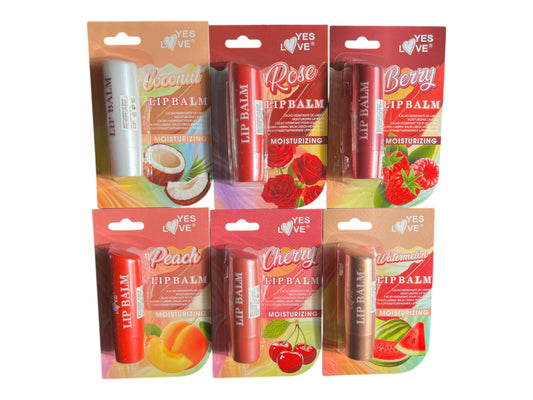 BAUME À LÈVRES COLORÉS ET FRUITÉS