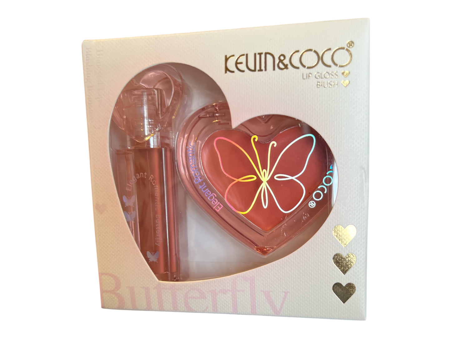 SET GLOSS À LÈVRE ET BLUSH KEVIN ET COCO