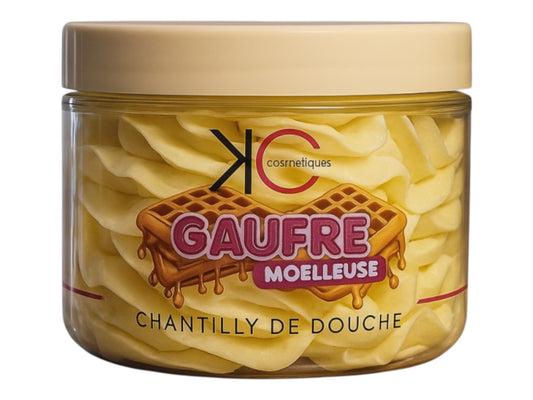 CHANTILLY DE DOUCHE GAUFRES MOELLEUSES