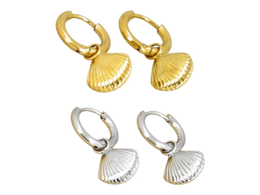 BOUCLES D’OREILLES ACIER INOXYDABLE ETOILE