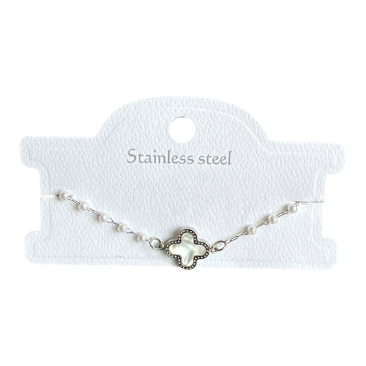 BRACELET PERLE ARGENTER