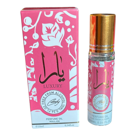 HUILE PARFUMÉ SANS ALCOOL ROLL ON 10ML - YARA CANDY - LAXURIA