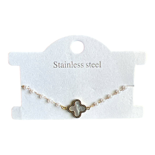 BRACELET PERLE DORÉ
