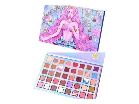 PALETTE D’OMBRES À PAUPIÈRES 40 COULEURS – SIRENA FANTASY