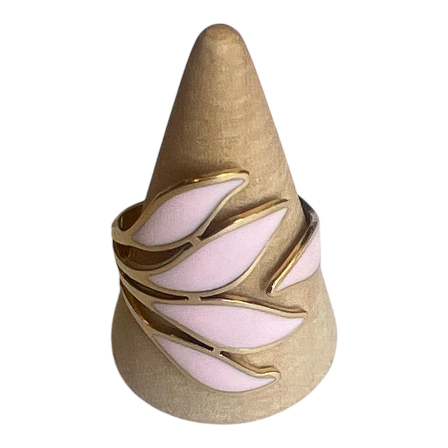 BAGUE ROSE CLAIR