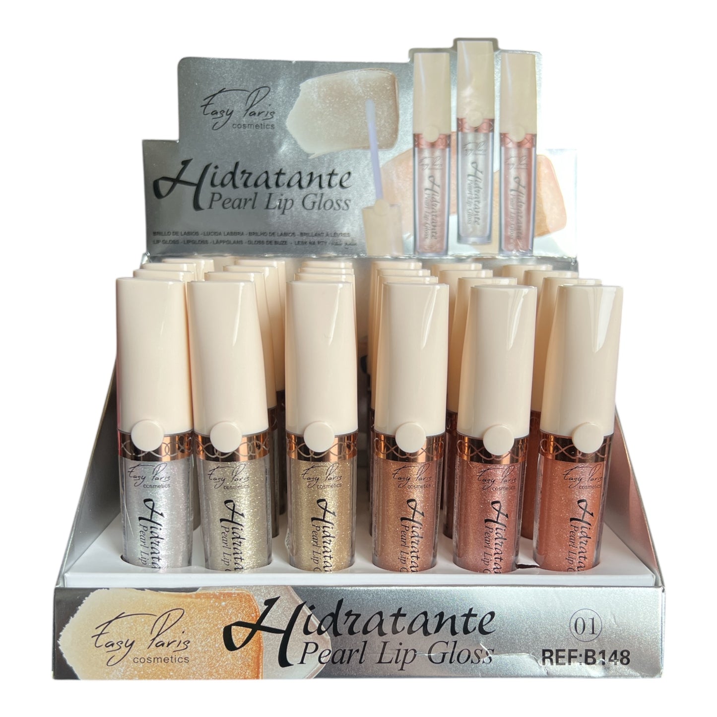 GLOSS À LÈVRES HYDRATANT PEARL – 6 teintes nacrées