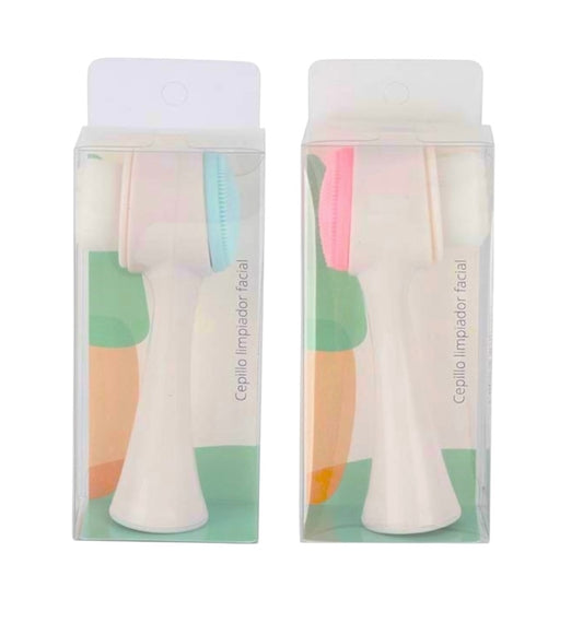 BROSSE NETTOYANTE VISAGE DOUBLE FACE