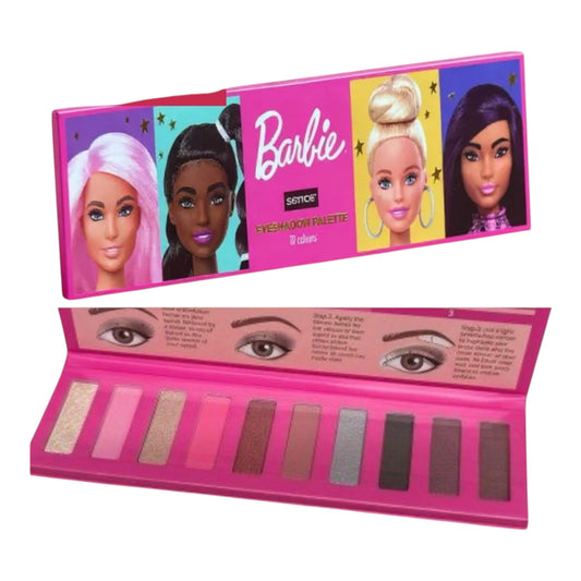 PALETTE FARDS A PAUPIÈRE BARBIE 10 COULEURS -
