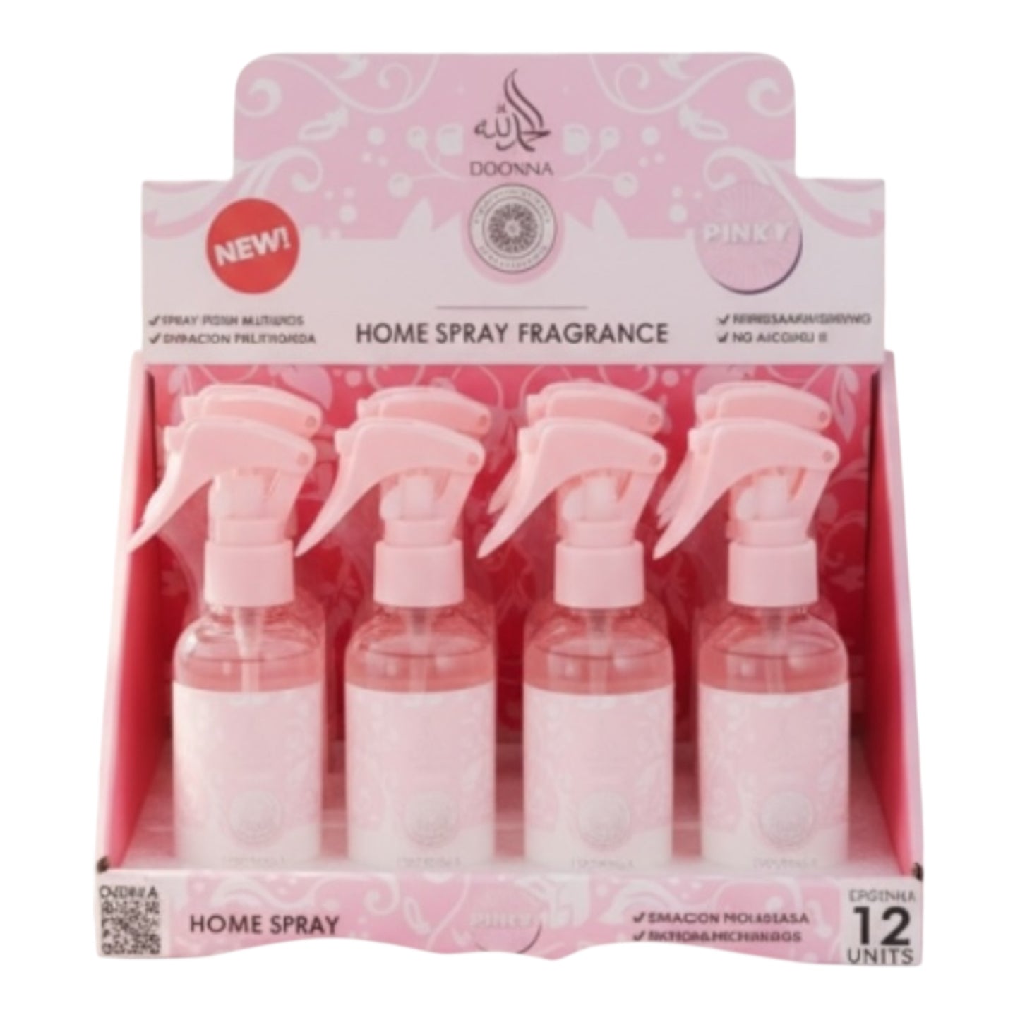 SPRAY DÉSODORISANT D'INTÉRIEUR PINKY 120ML - D'DONNA