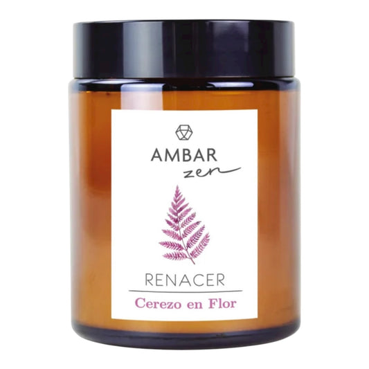BOUGIE COLLECTION AMBIANCE AMBAR FLEUR DE CERISIER