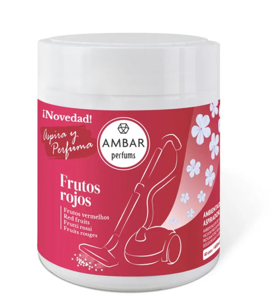 PASTILLES PARFUMÉES AMBAR POUR ASPIRATEUR FRUITS ROUGES 400ML
