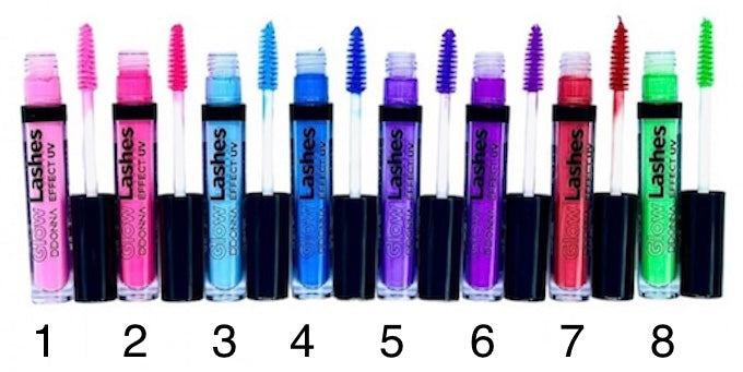 MASCARA GLOW EFFECT UV NEON