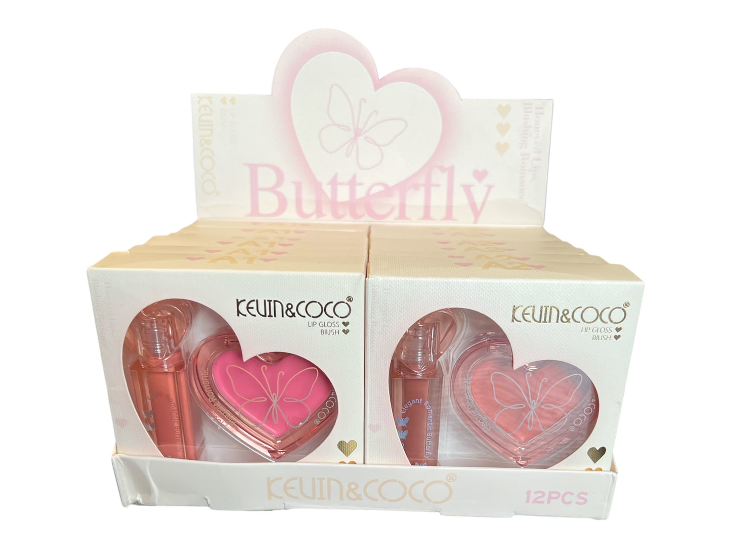 SET GLOSS À LÈVRE ET BLUSH KEVIN ET COCO