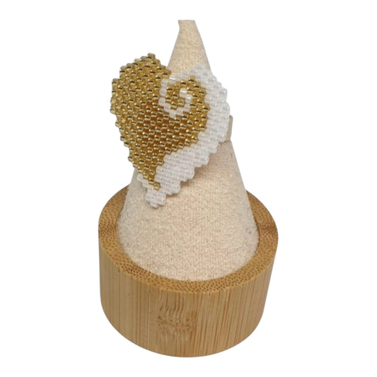 BAGUE CŒUR DISPO OU EN PRÉCOMMANDE SI CHOIX D’AUTRES COULEURS