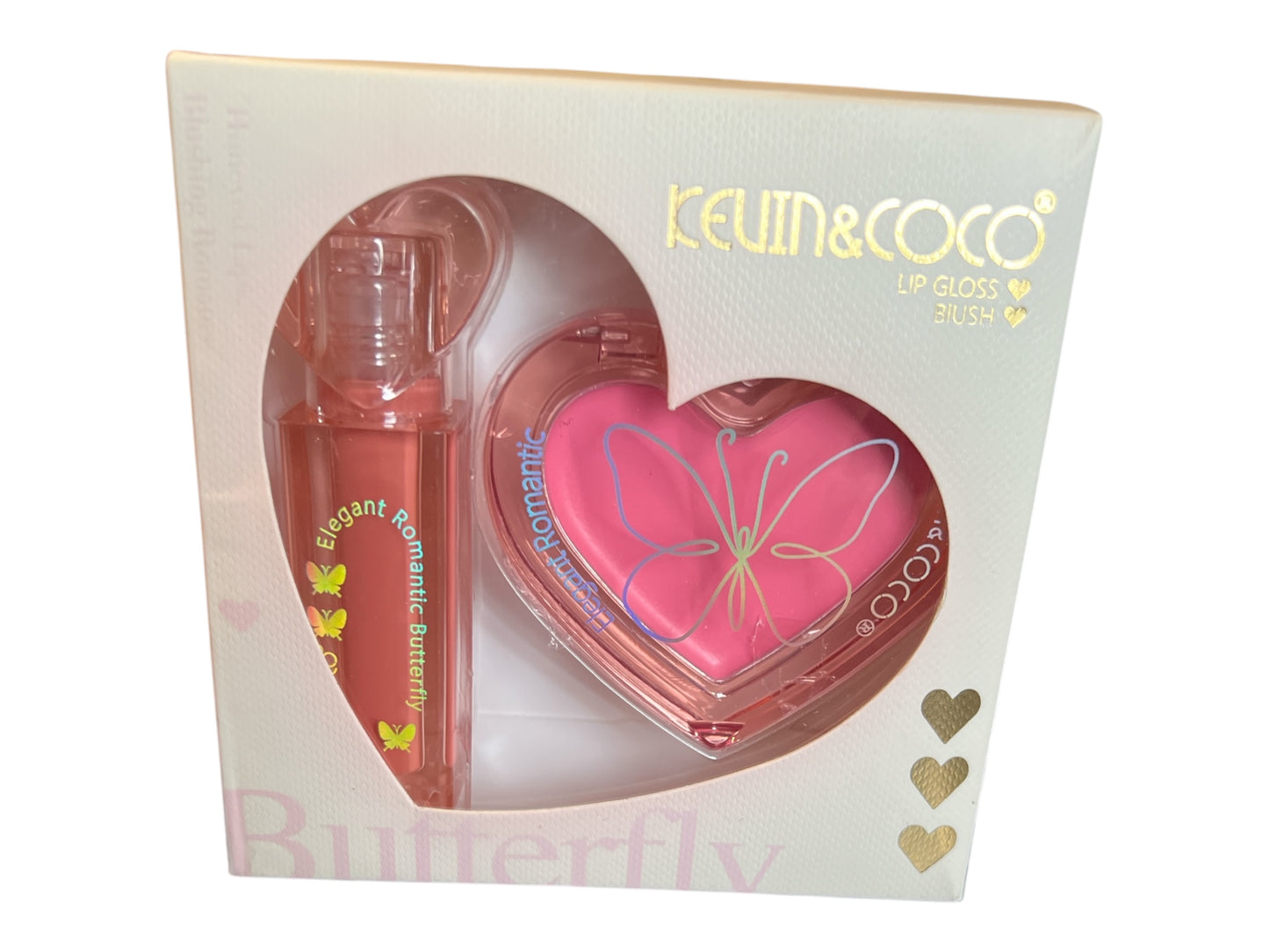 SET GLOSS À LÈVRE ET BLUSH KEVIN ET COCO