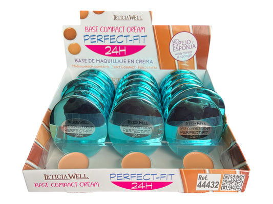 FOND DE TEINT CRÈME AVEC LIROIR ET ÉPONGE INTÉGRÉE