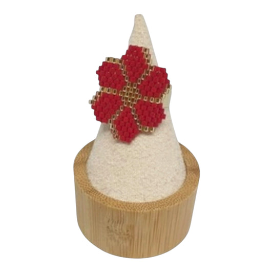 BAGUE FLEUR DISPO OU EN PRÉCOMMANDE SI CHOIX D’AUTRES COULEURS