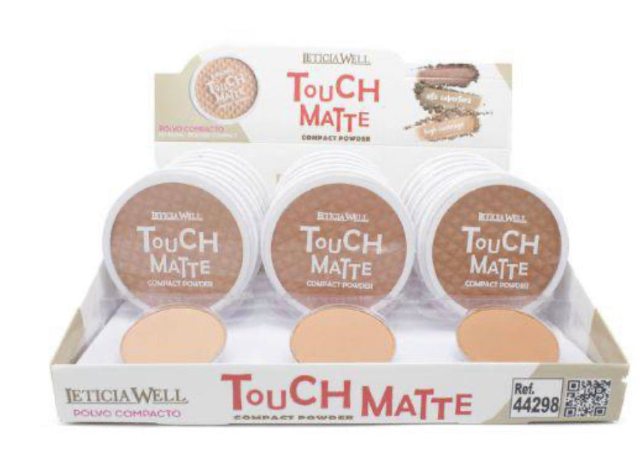 POUDRE COMPACTE TOUCH MATTE LETICIA WELL