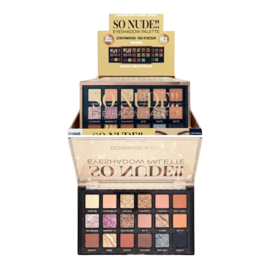 PALETTE FARDS À PAUPIÈRES D’DONNA SO NUDE 18 COULEURS