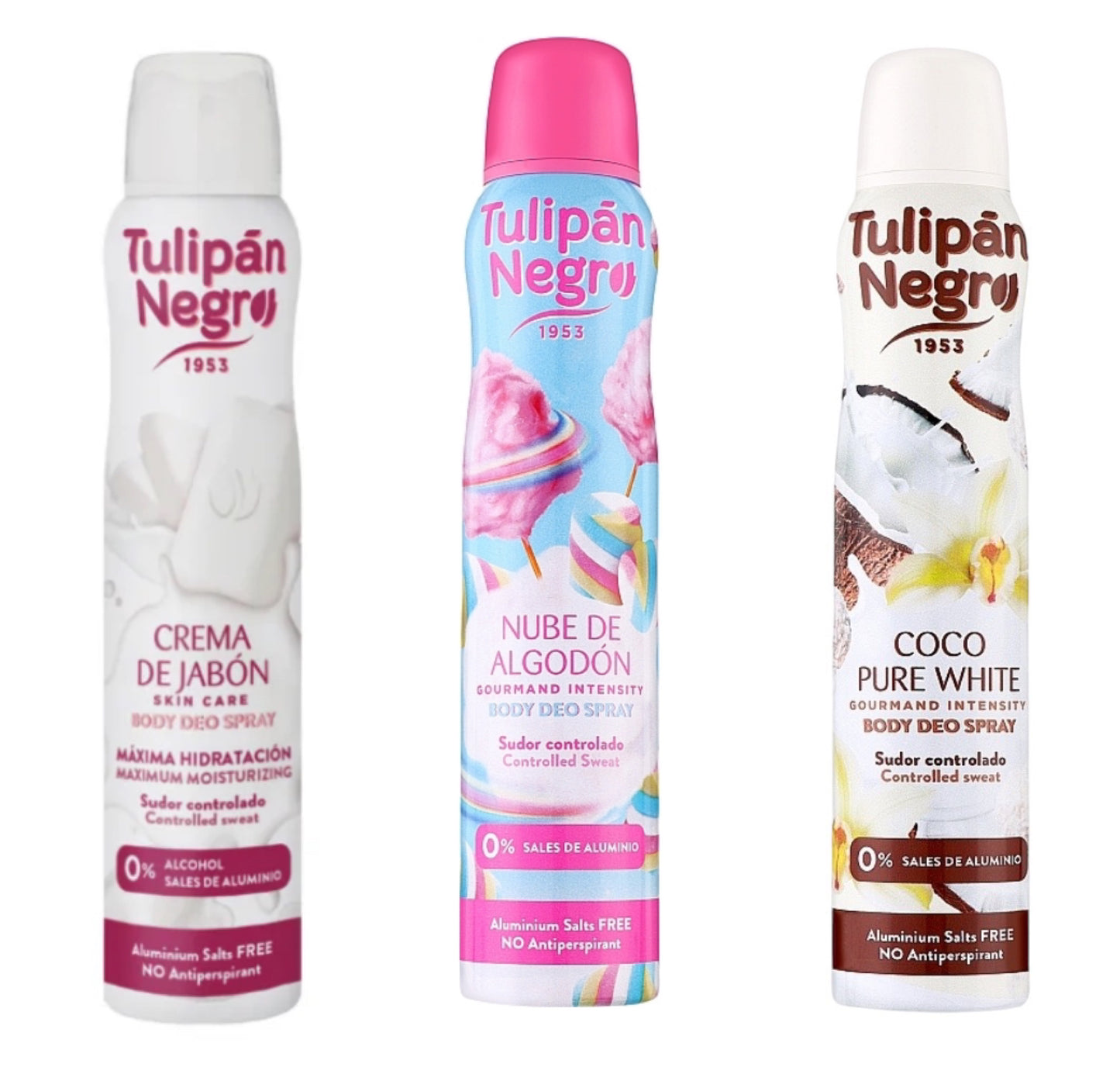 DÉODORANT SPRAY TULIPAN NEGRO 200ML