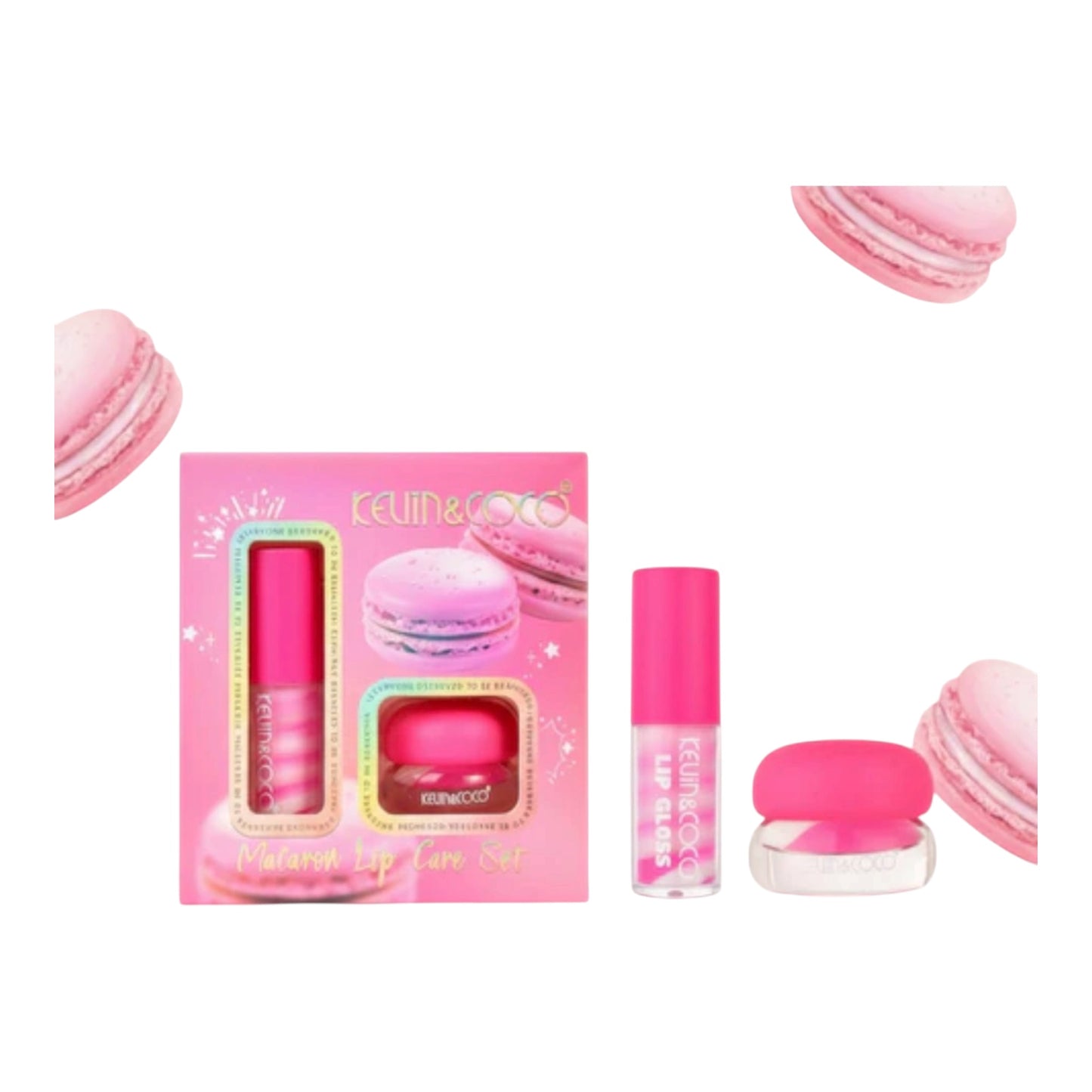 Set pour les Lèvres Painted Dream Macaron Pink - Kevin & Coco