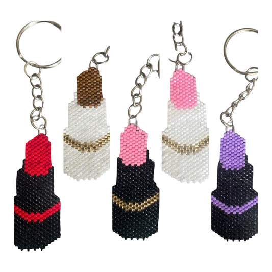 PORTE CLÉ ROUGE A LÈVRES DISPO OU EN PRÉCOMMANDE SI CHOIX D’AUTRES COULEURS