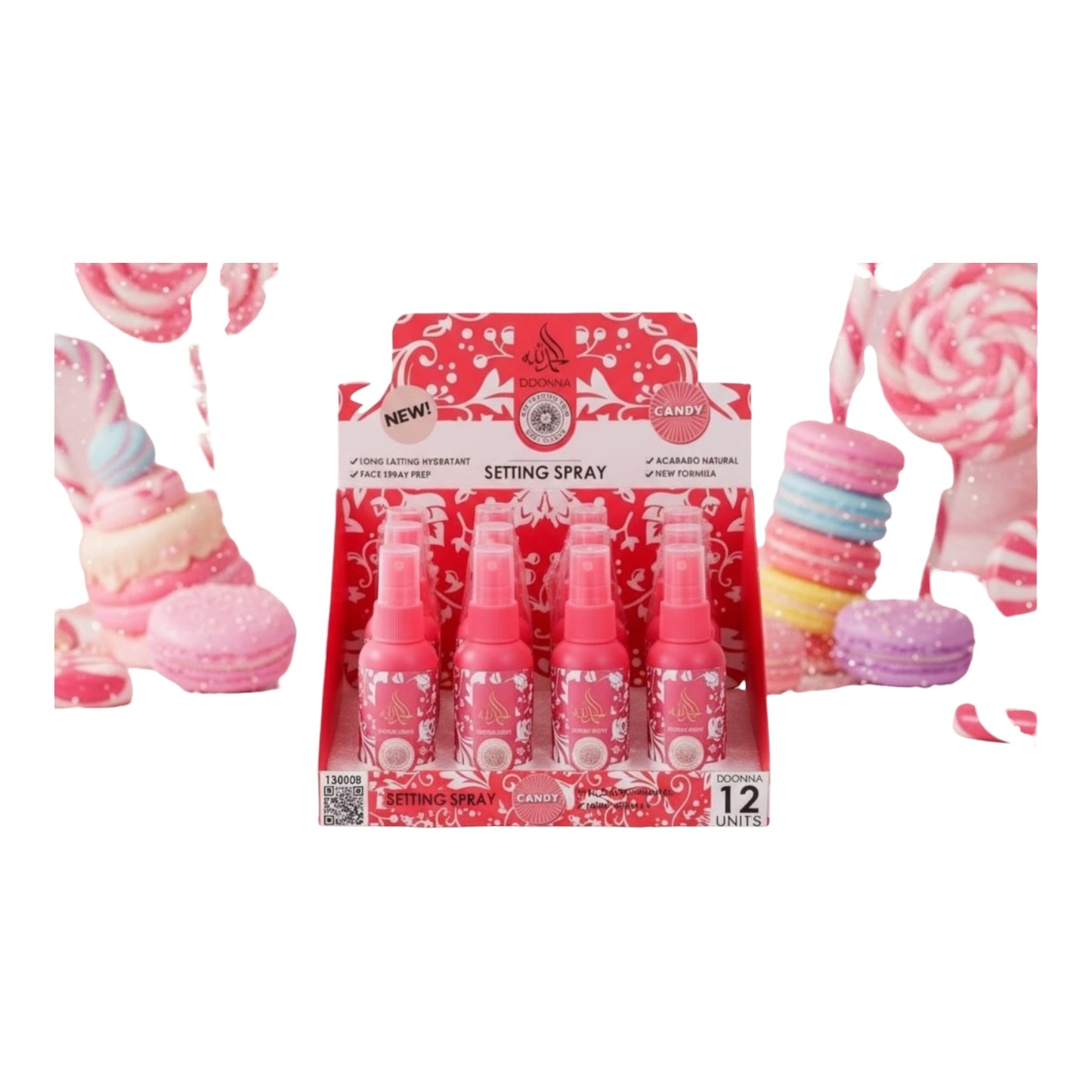 SPRAY FIXATEUR DE MAQUILLAGE CANDY - D'DONNA