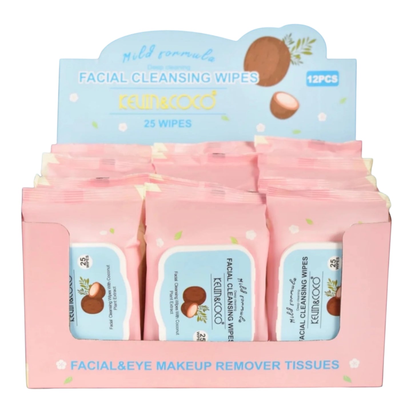 Lingette Nettoyantes Multi-Usage Extrait de Coco - Kevin & Coco